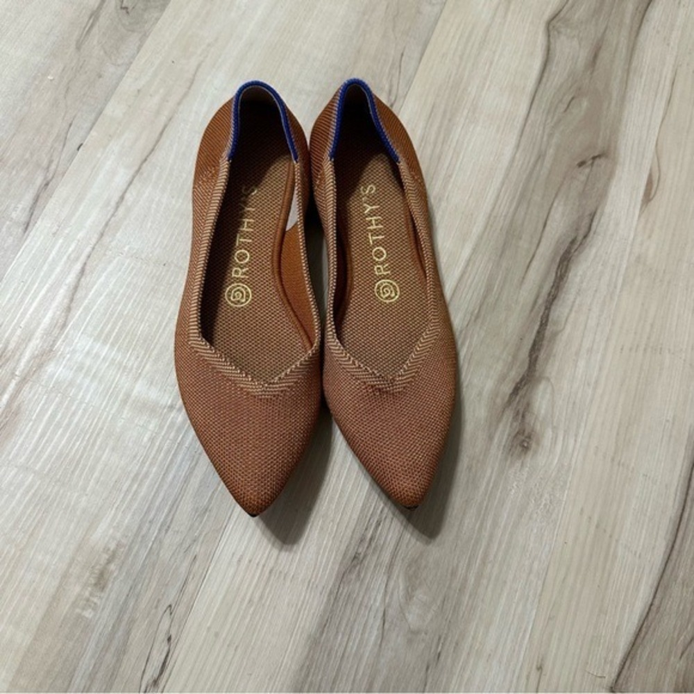 Rothy's The Point Flat in Fawn Size 8‎ - Picture 4 of 9